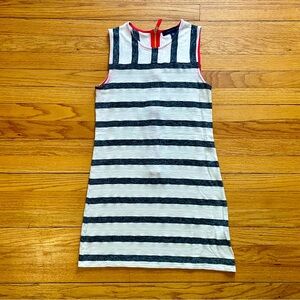 Tommy Hilfiger - Grey/White Striped Shift Dress